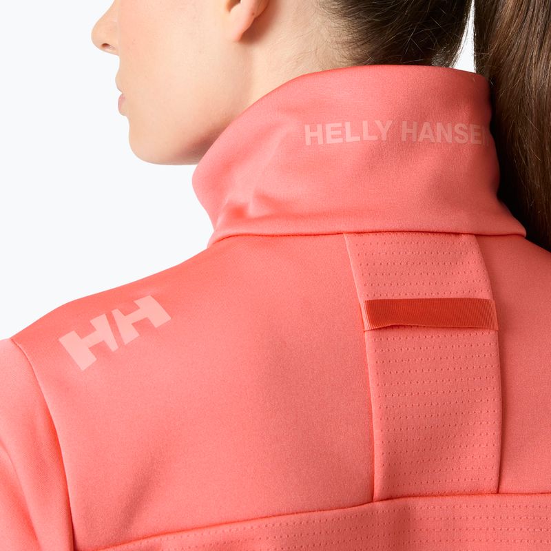 Damen-Segel-Sweatshirt Helly Hansen Crew Fleece sunset pink 4