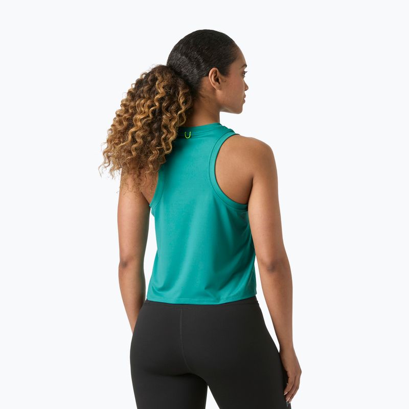 Shirt Damen Helly Hansen Ocean Cropped Tank Top dark mint 2