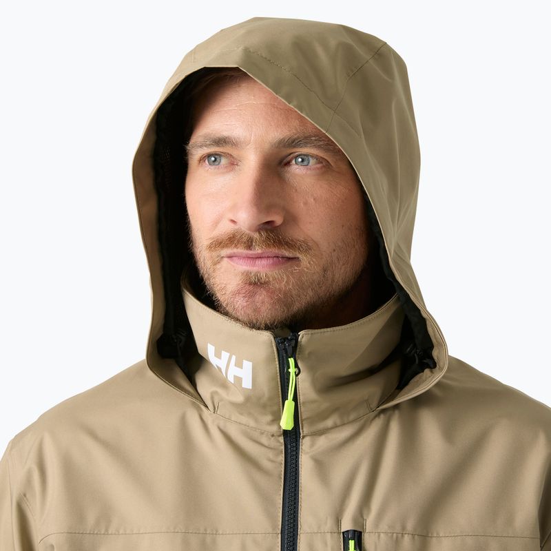 Segeljacke Herren Helly Hansen Crew Hooded 2.0 pebble 3