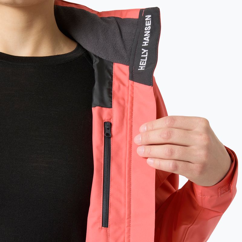 Segeljacke Damen Helly Hansen Crew Hooded 2.0 sunset pink 5