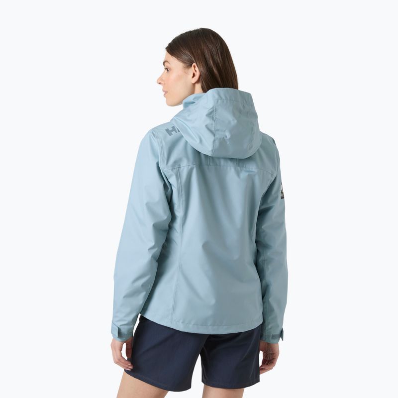 Segeljacke Damen Helly Hansen Crew Hooded 2.0 windy blue 2