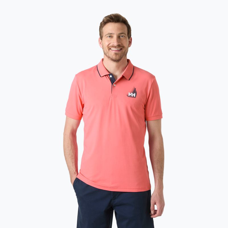 Herren-Poloshirt Helly Hansen Hp Figari Polo sunset pink