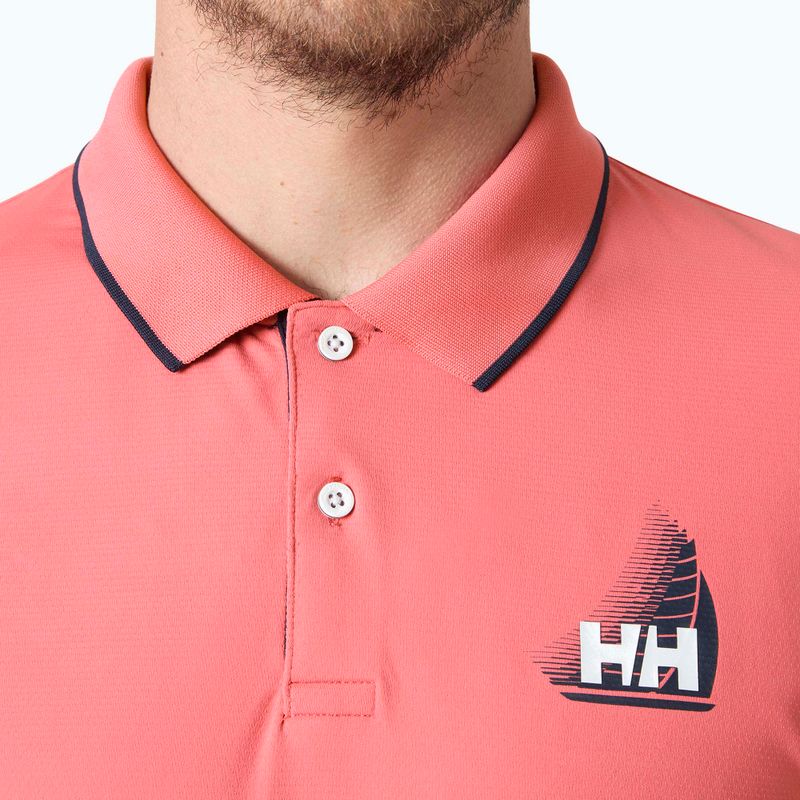 Poloshirt Herren Helly Hansen Hp Figari Polo sunset pink 4