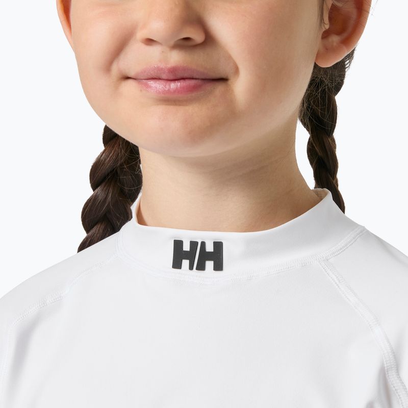 Schwimm-Longsleeve Kinder Helly Hansen Waterwear Rashguard Jr white 3