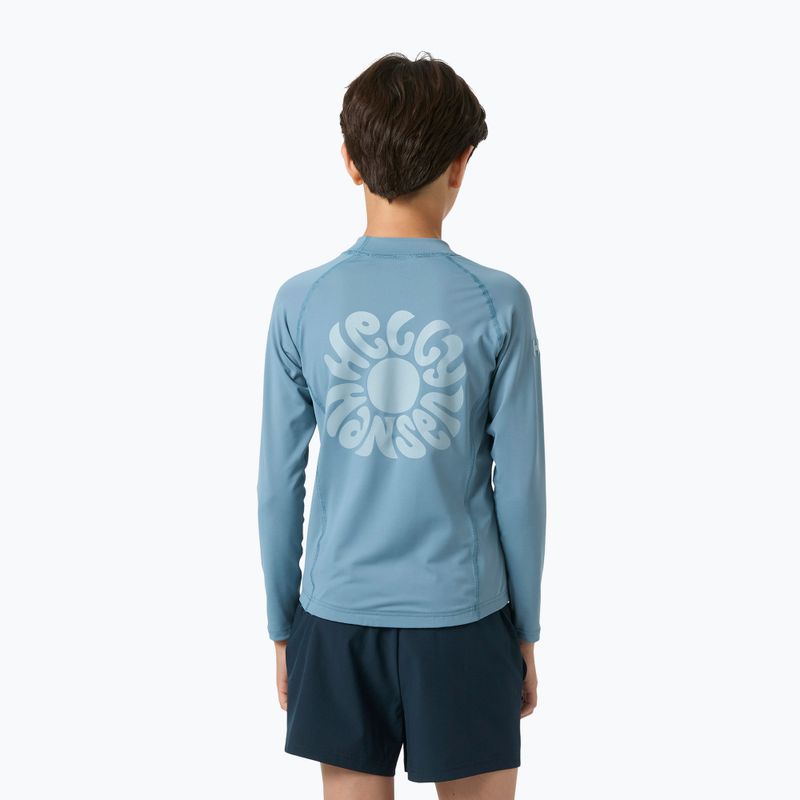 Kinder-Bade-Longsleeve Helly Hansen Waterwear Rashguard Jr washed navy 2