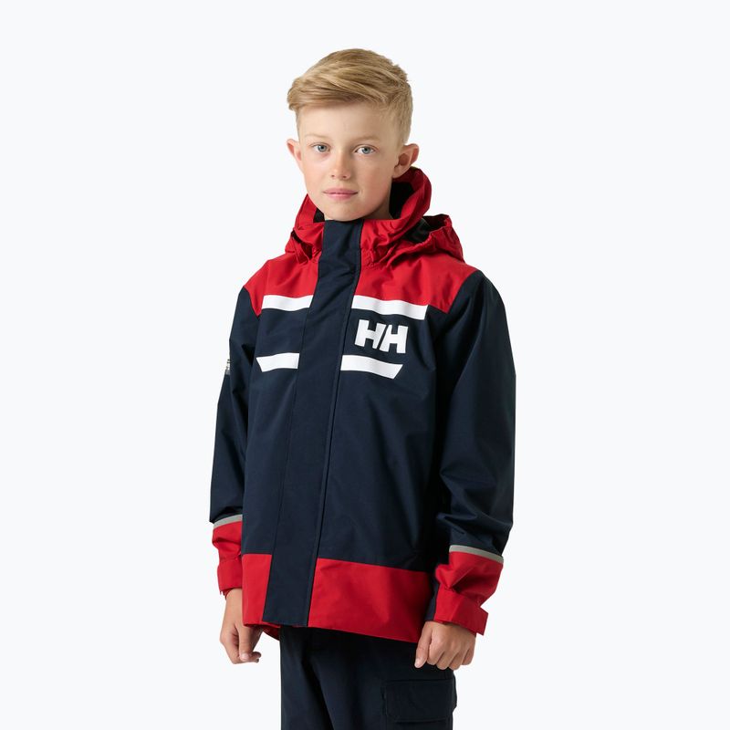 Kinder-Segeljacke Helly Hansen Salt Port 2.0 Jr navy 3