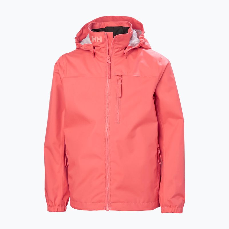 Kinder-Segeljacke Helly Hansen Crew Hooded Jr 41813 sunset pink