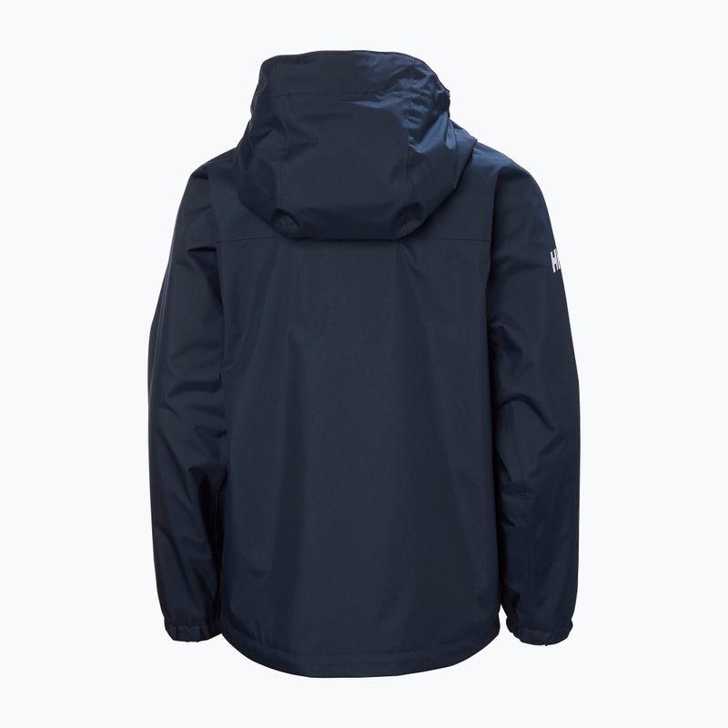 Segeljacke Kinder Helly Hansen Crew Hooded Jr 41813 navy 8