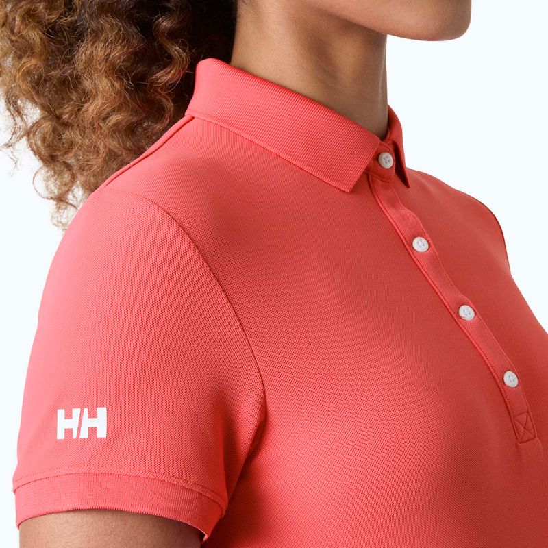 Poloshirt Damen Helly Hansen Crewline Polo sunset pink 4