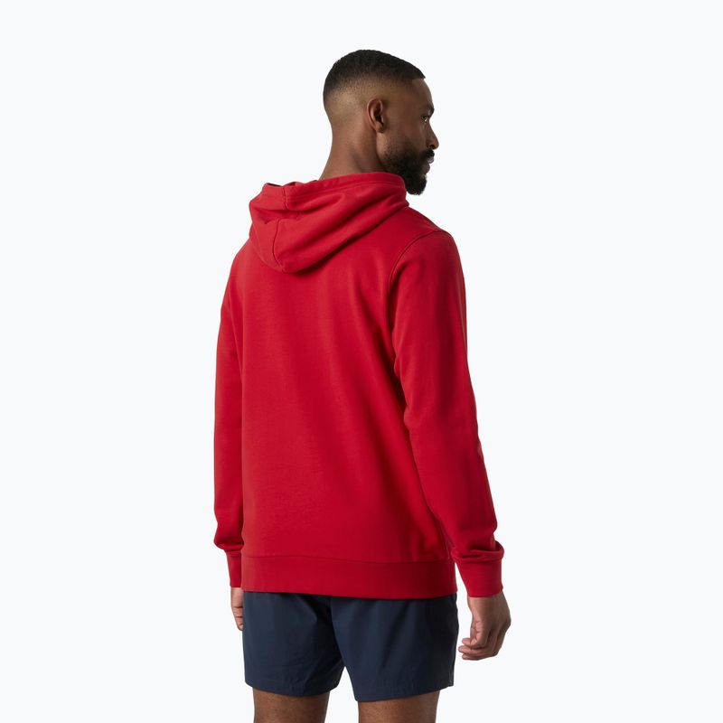 Herren Sweatshirt Helly Hansen Core Graphic Hoodie red 2