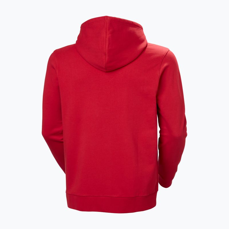Herren Sweatshirt Helly Hansen Core Graphic Hoodie red 6