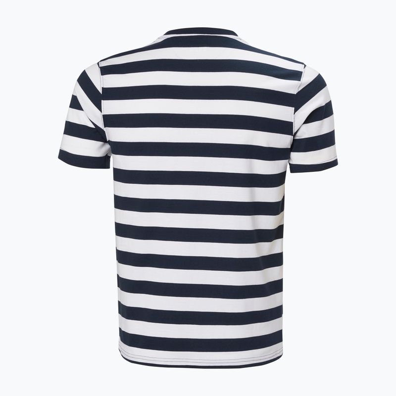 Herren T-Shirt Helly Hansen Hudson navy stripe 5