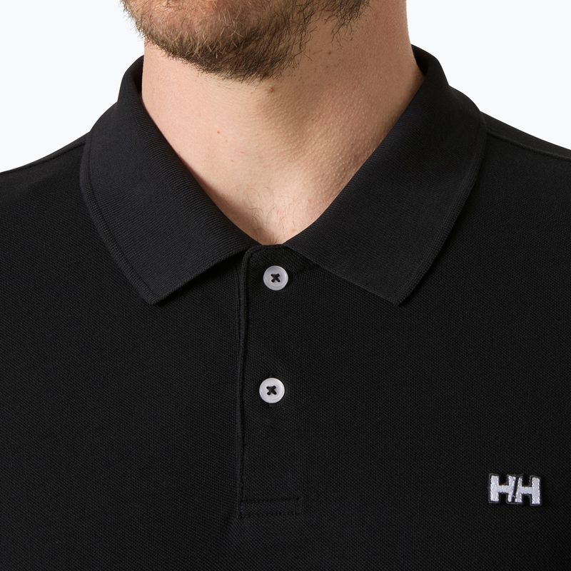 Herren-Poloshirt Helly Hansen Elba Fitted Polo black 3