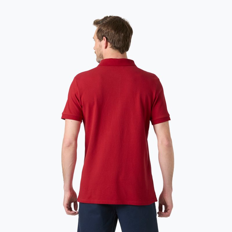 Herren T-Shirt Helly Hansen Hudson Polo red 2