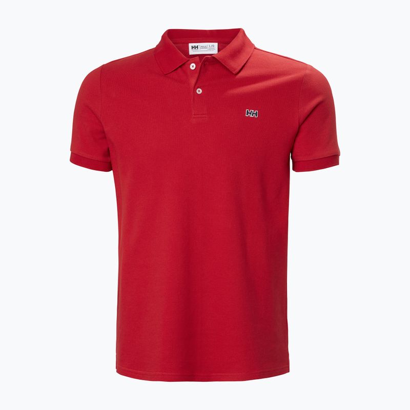 Herren T-Shirt Helly Hansen Hudson Polo red 5