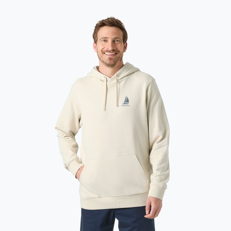 Herren Sweatshirt Helly Hansen Shoreline Hoodie cream
