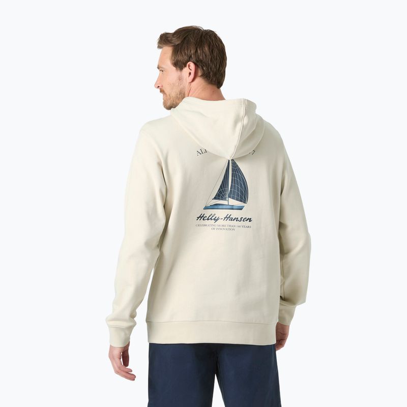 Herren Sweatshirt Helly Hansen Shoreline Hoodie cream 2