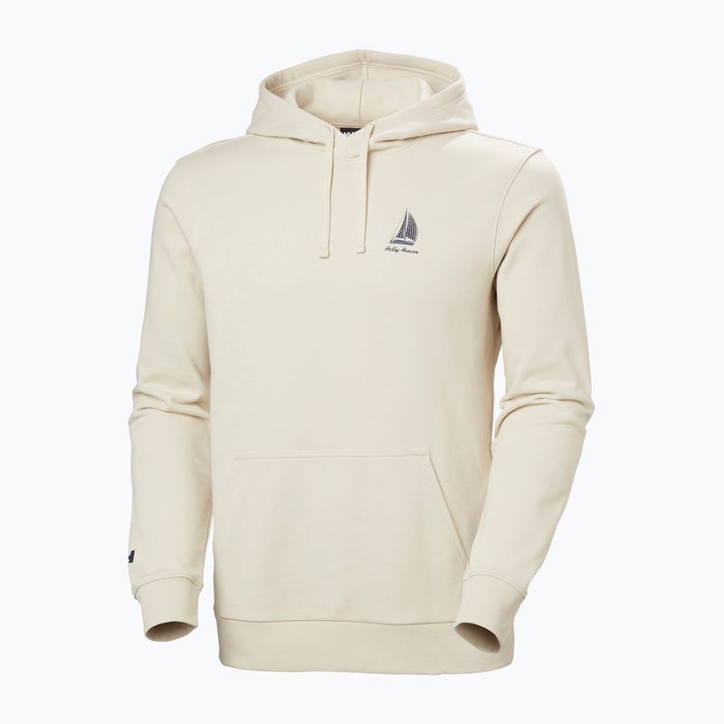Herren Sweatshirt Helly Hansen Shoreline Hoodie cream 5