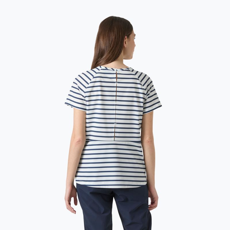 Damen T-Shirt Helly Hansen Thalia white navy stripe 2