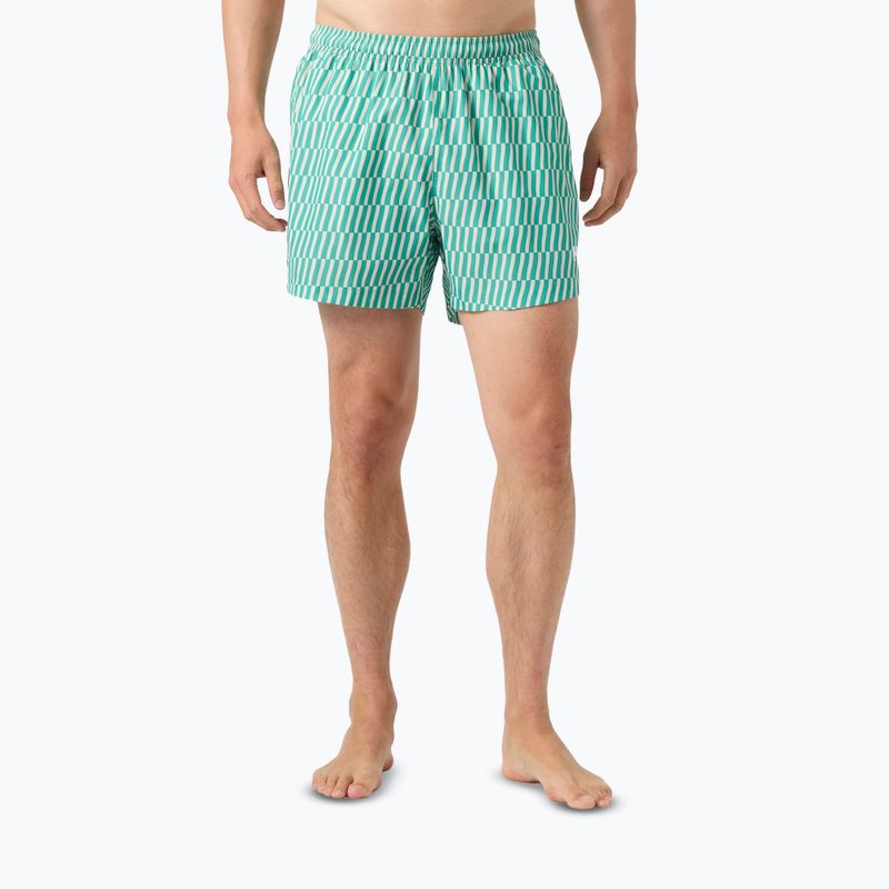 Segelshorts Herren Helly Hansen Newport Trunk 4.5" dark mint offset stripe ao 3
