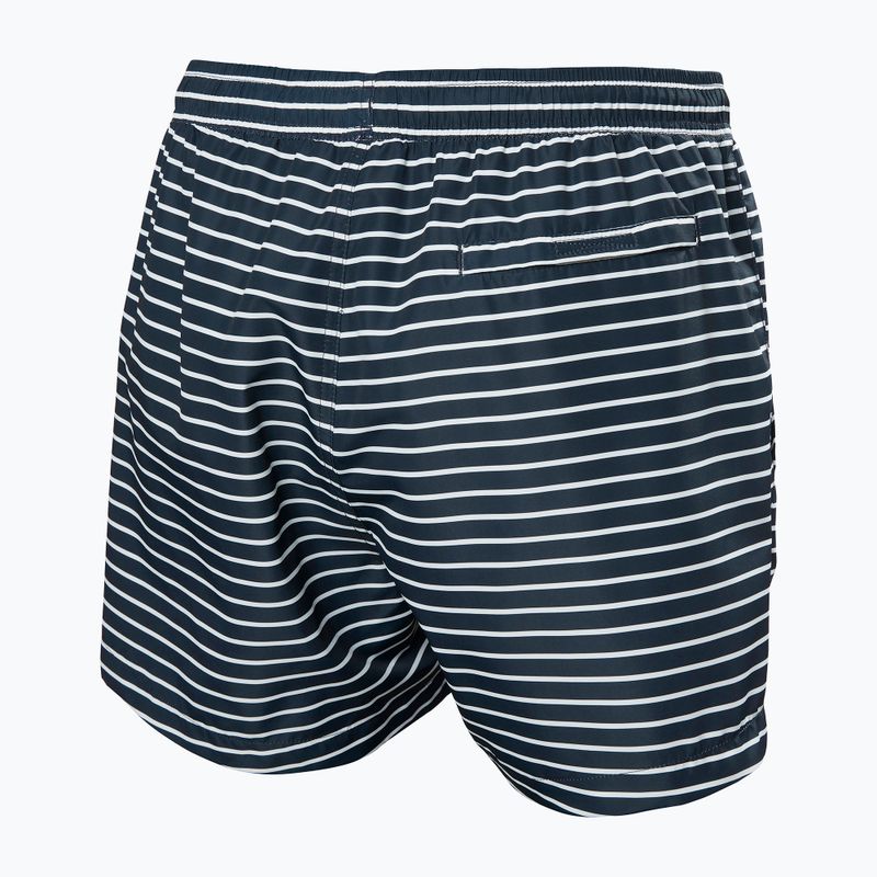 Segelshorts Herren Helly Hansen Newport Trunk 4.5" navy stripe aop 2