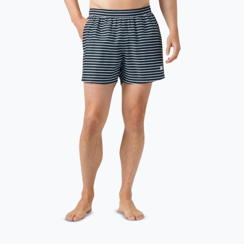 Segelshorts Herren Helly Hansen Newport Trunk 4.5" navy stripe aop 3