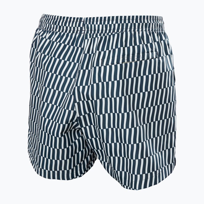 Segelshorts Herren Helly Hansen Newport Trunk 4.5" navy offset stripe aop 2