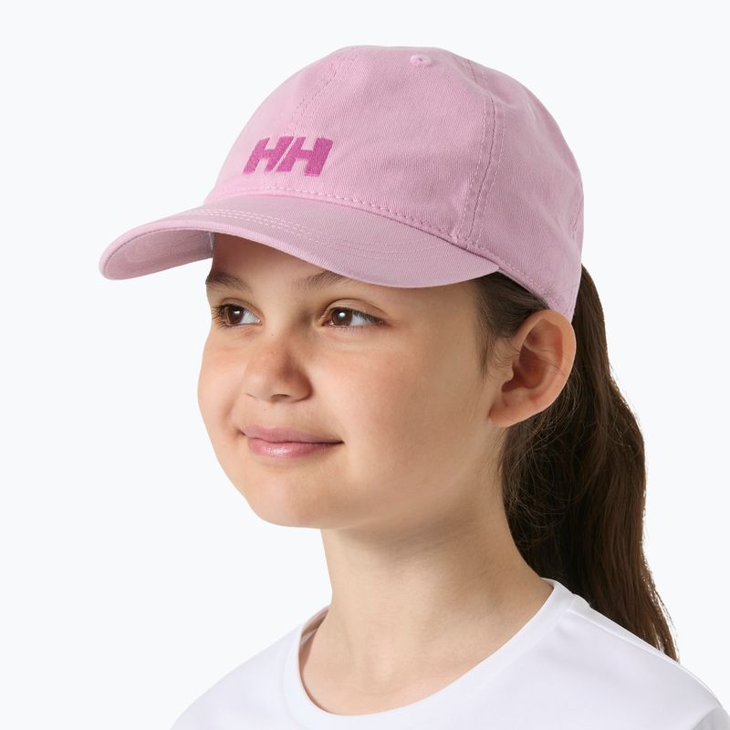 Kinder-Basecap Helly Hansen Logo Jr pink lavender 3