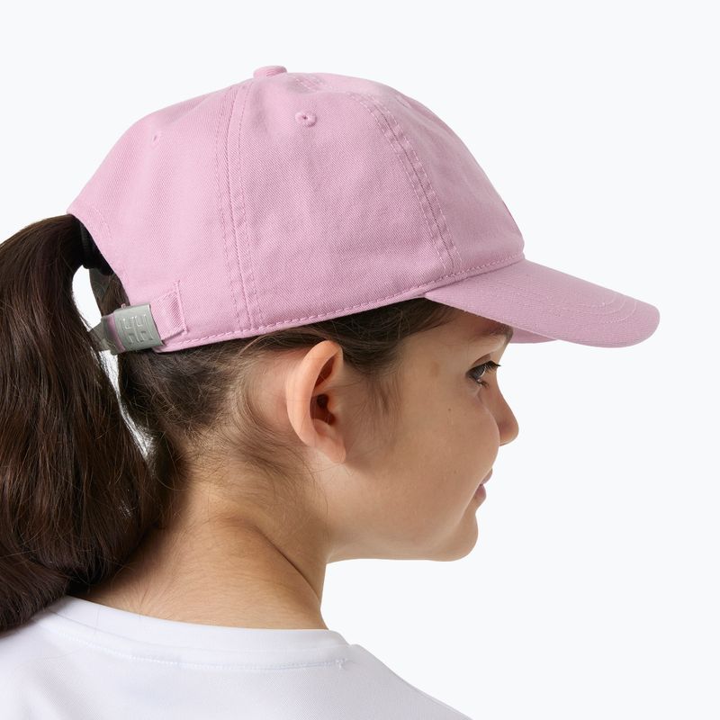 Kinder-Basecap Helly Hansen Logo Jr pink lavender 4