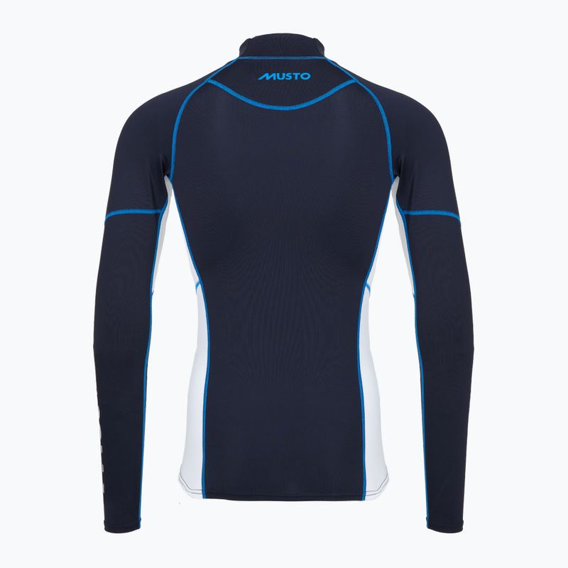 Herren-Bade-Longsleeve Musto Championship Rash Guard navy/white 2