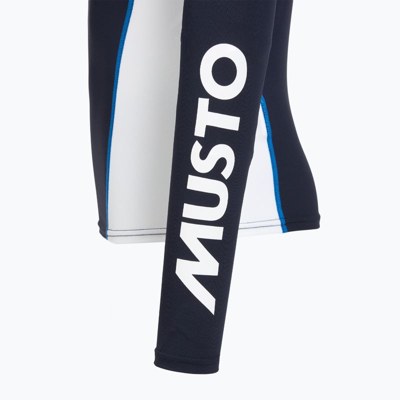 Herren-Bade-Longsleeve Musto Championship Rash Guard navy/white 5