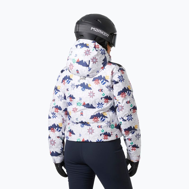 Damen-Skijacke Helly Hansen Kvitfjell Race Short Puffy white crescendo 2