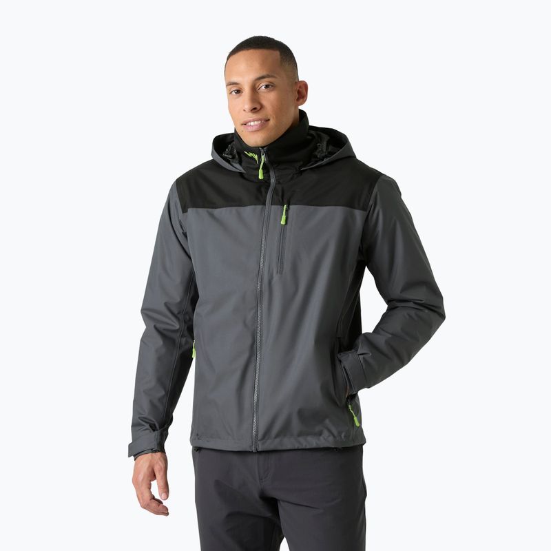 Herren-Segeljacke Helly Hansen Crew Hooded Midlayer 2 thunder grey
