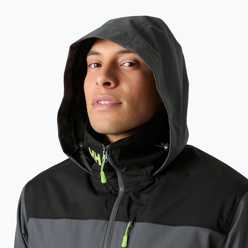 Herren-Segeljacke Helly Hansen Crew Hooded Midlayer 2 thunder grey 3