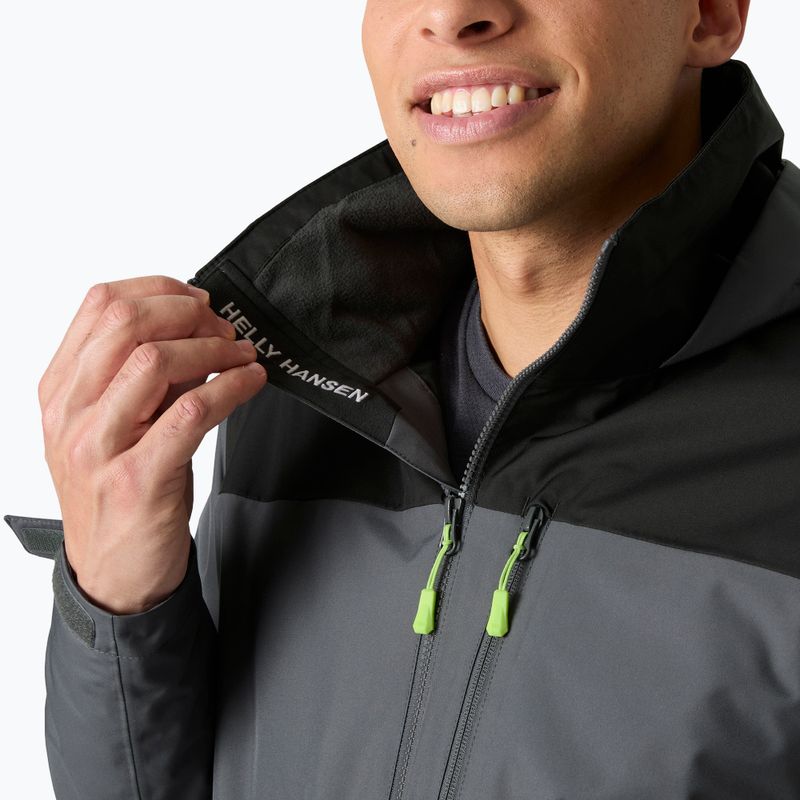 Herren-Segeljacke Helly Hansen Crew Hooded Midlayer 2 thunder grey 4