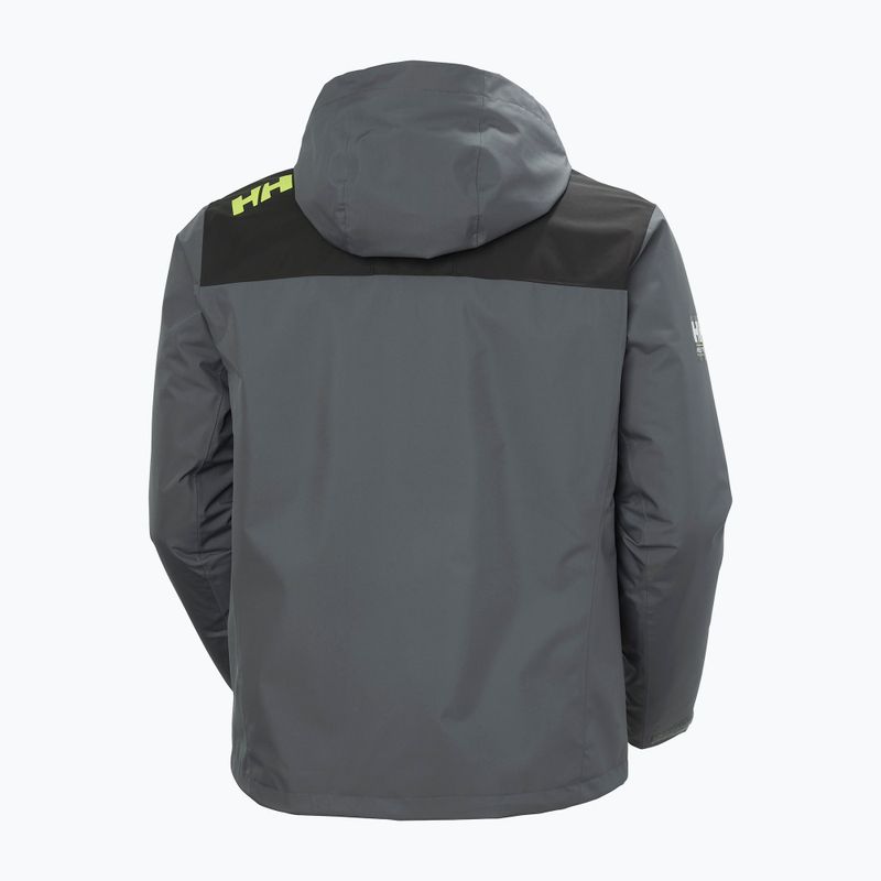 Herren-Segeljacke Helly Hansen Crew Hooded Midlayer 2 thunder grey 10