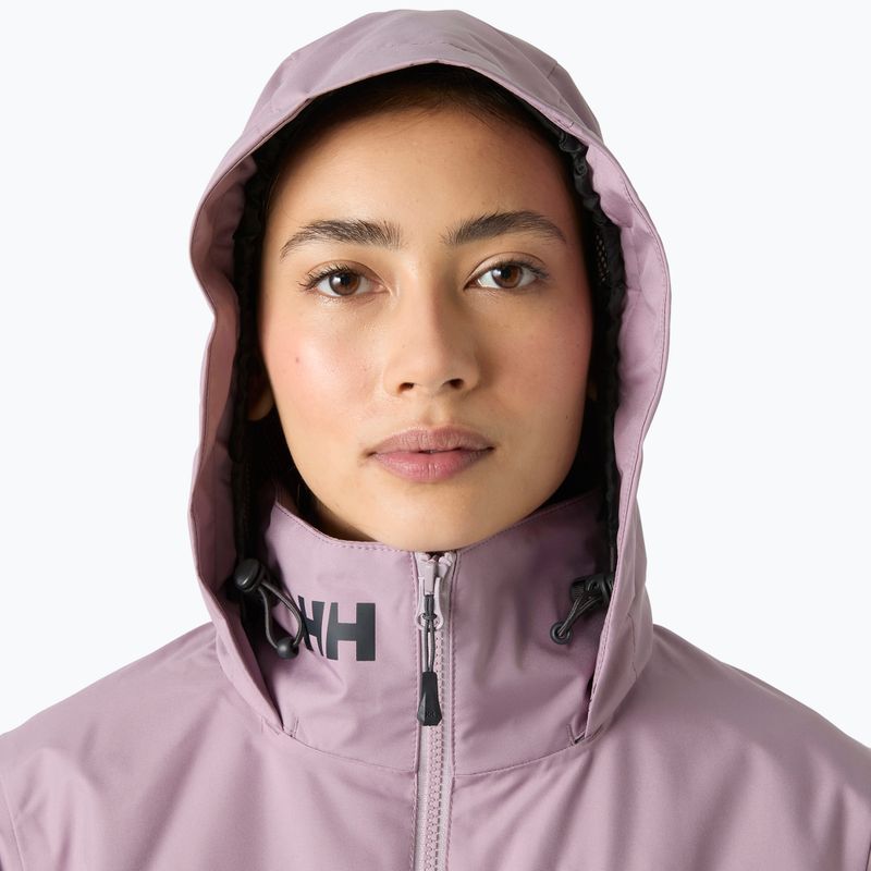 Damen-Seglerjacke Helly Hansen Crew Hooded Midlayer 2.0 purple play 3