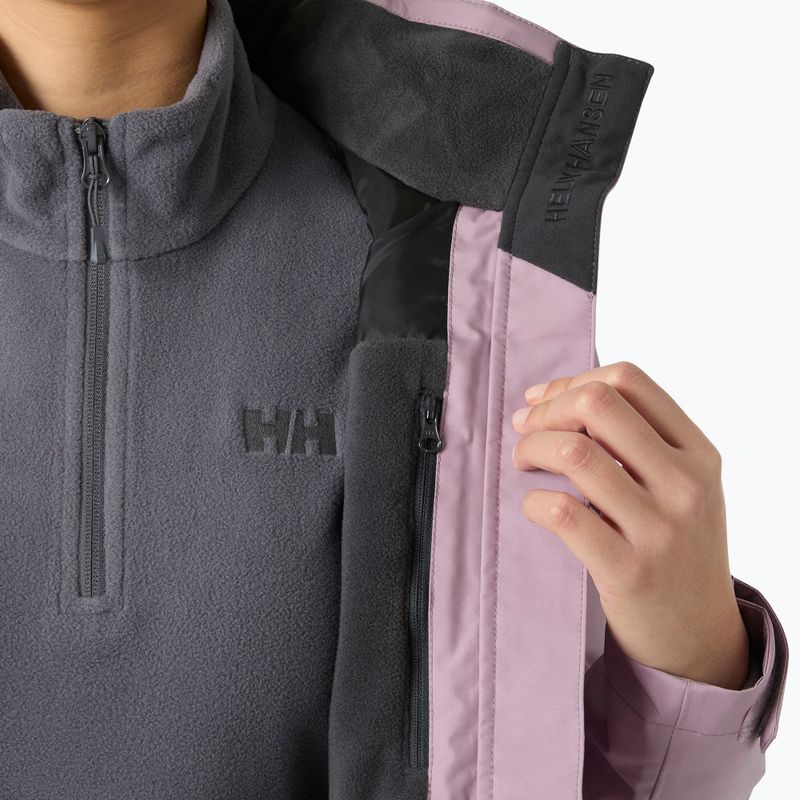 Damen-Seglerjacke Helly Hansen Crew Hooded Midlayer 2.0 purple play 5