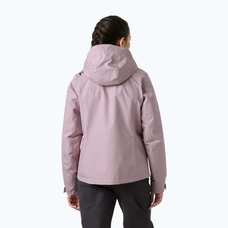 Damen-Seglerjacke Helly Hansen Crew Hooded Pile purple clay 2