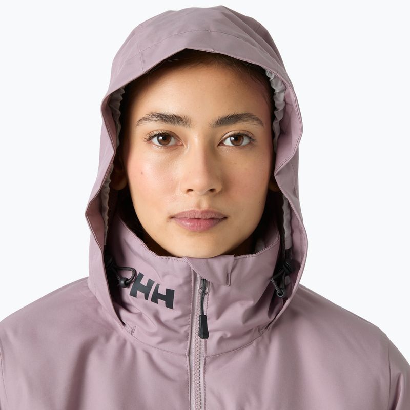 Damen-Seglerjacke Helly Hansen Crew Hooded Pile purple clay 3