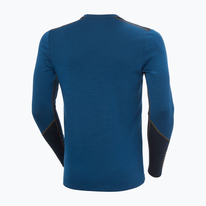 Herren Funktionsshirt langärmlig Helly Hansen Lifa Merino Midweight Crew dark blue 5
