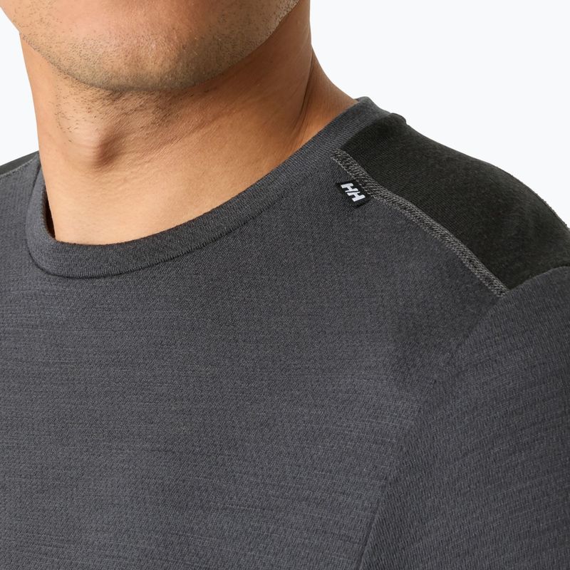 Herren Funktionsshirt langärmlig Helly Hansen Lifa Merino Midweight Crew thunder grey 3