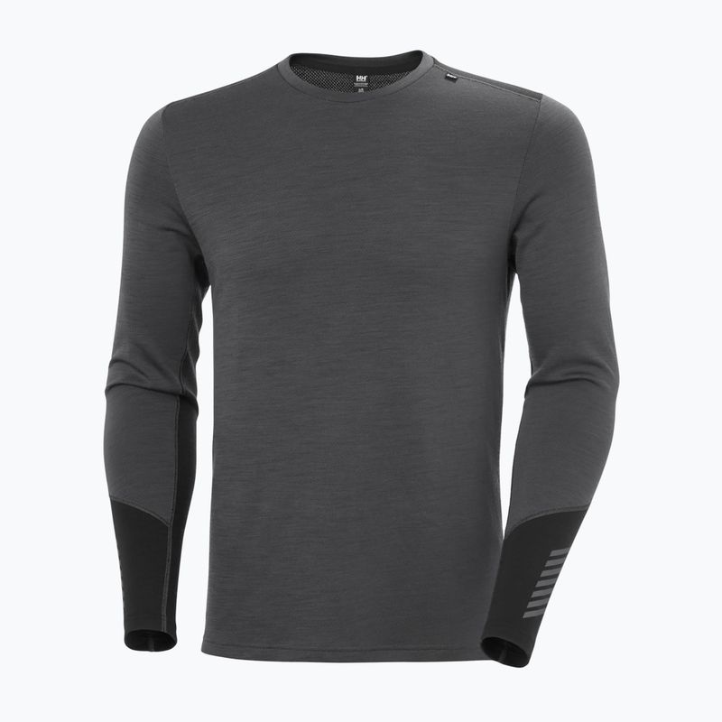 Herren Funktionsshirt langärmlig Helly Hansen Lifa Merino Midweight Crew thunder grey 5
