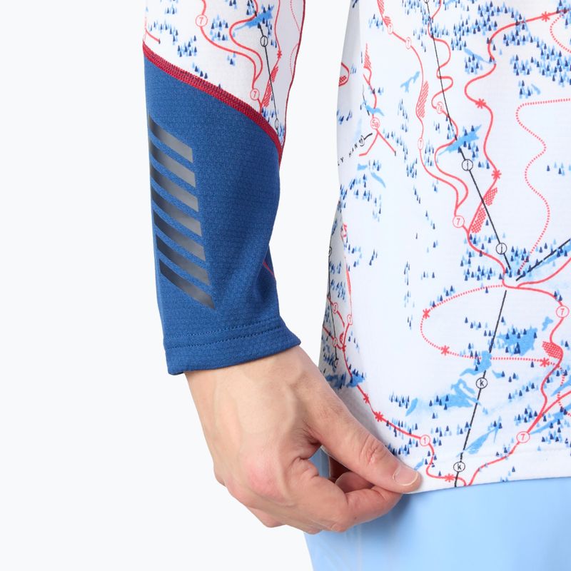 Herren Funktionsshirt langärmlig Helly Hansen Lifa Active white slope map aop 4