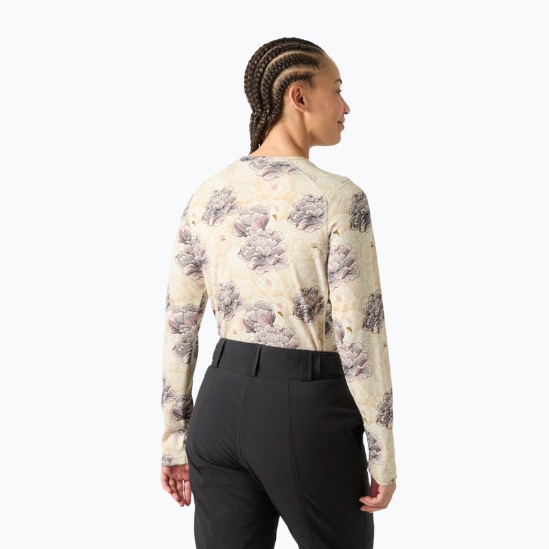 Damen-Funktionssweatshirt Helly Hansen Lifa Active purple clay sakura aop 2