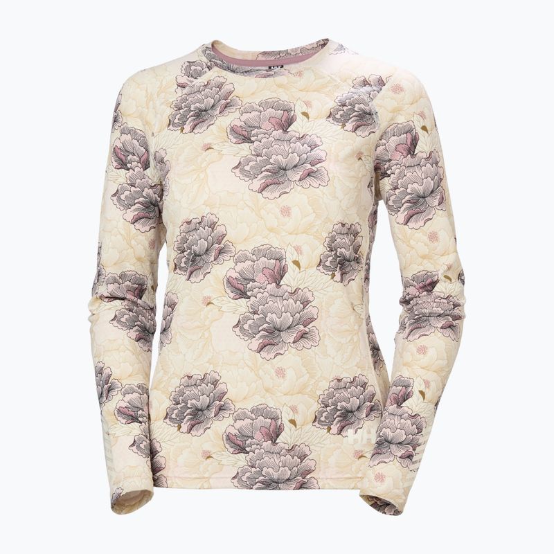 Damen-Funktionssweatshirt Helly Hansen Lifa Active purple clay sakura aop 5