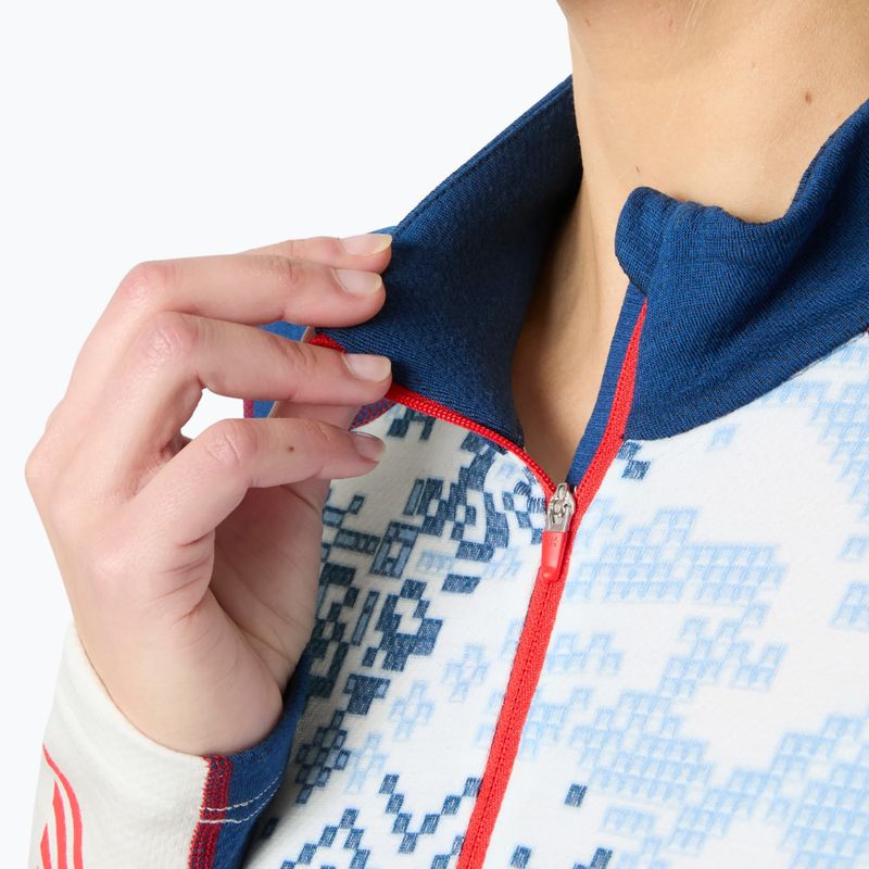 Damen-Funktionssweatshirt Helly Hansen Lifa Merino Midweight Gra 1/2 Zip bright blue new nordic aop 3