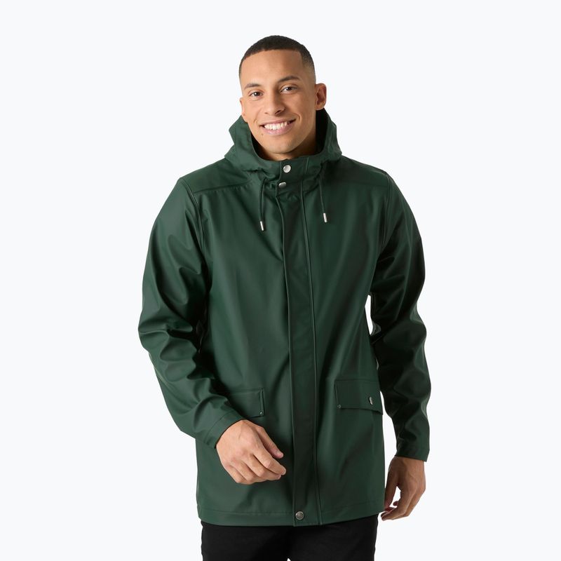 Herren-Regenjacke Helly Hansen Moss Rain Coat dark jungle