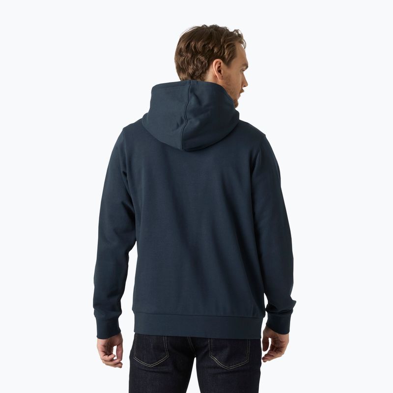 Herrenpullover Helly Hansen HH Logo Hoodie navy 2