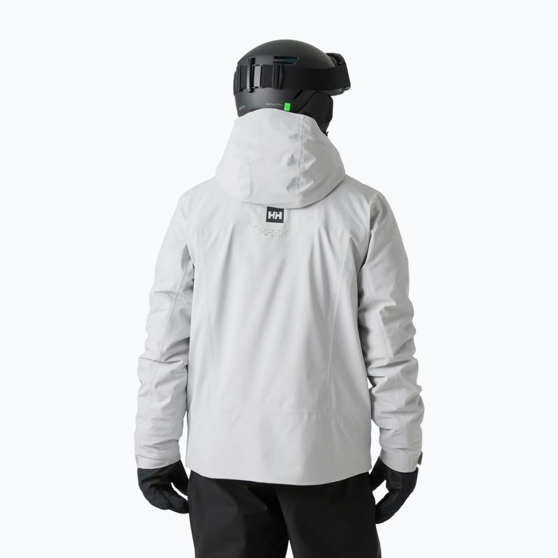Herren-Skijacke Helly Hansen Alpha Lifaloft grey fog 2